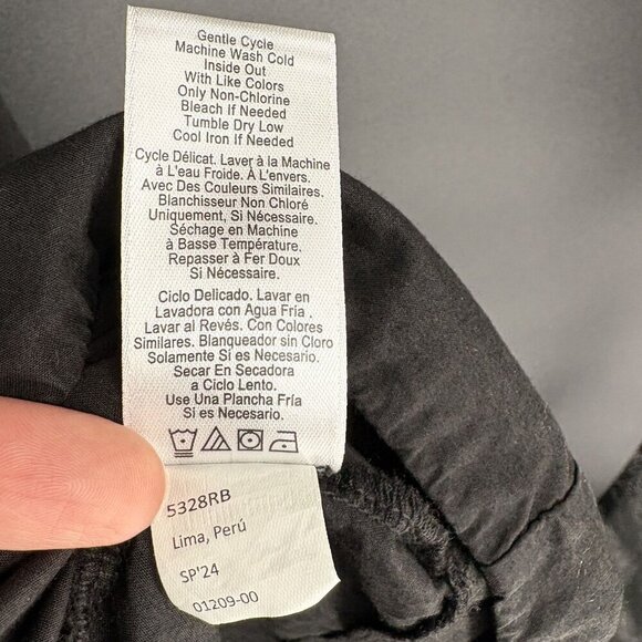 Nation LTD Revolve Women's Sadelle Midi Dress M Jet Black Organic Pima Cotton - Picture 5 of 7